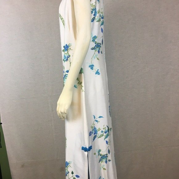 Hawaiian Casuals Stan Hicks Blue Cream dress k100 - Picture 3 of 10